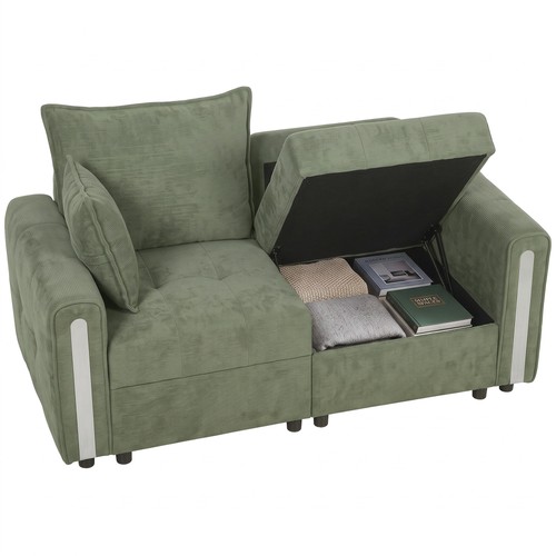 Homcom seater sofa with - 2,