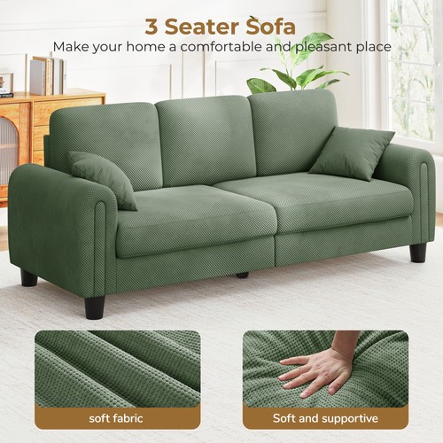 Seater sofa waffle fabric - waffle,