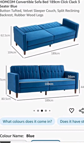 Homcom seater velvet click - homcom,