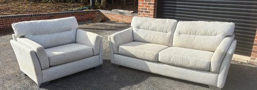 Grey fabric sofa - grey,