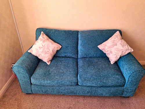 Som toile blue velvet seater - som'toile, 2