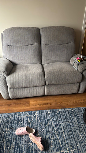 Grey seater reclining - 2-seater,